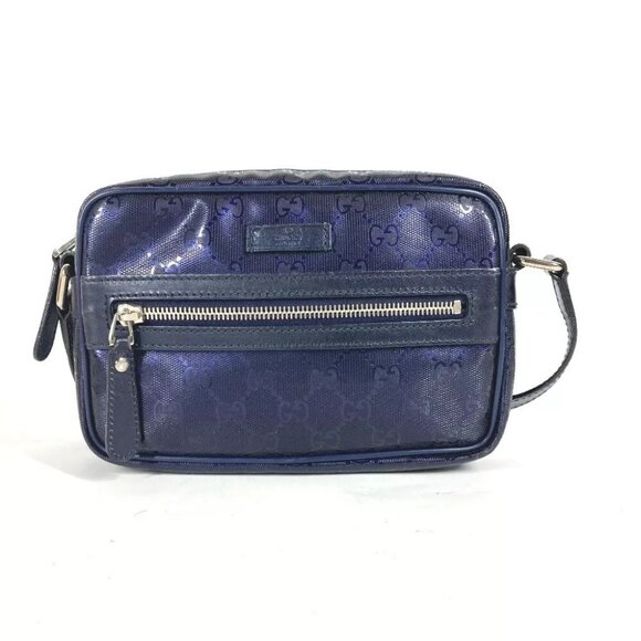 GUCCI GG implementation Bag Crossbody Pochette Shoulder Bag - Picture 1 of 16